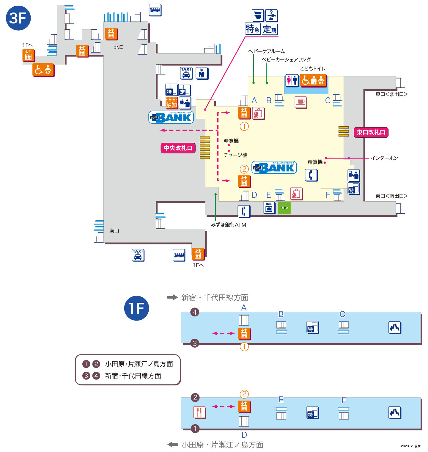 相模大野駅構内図